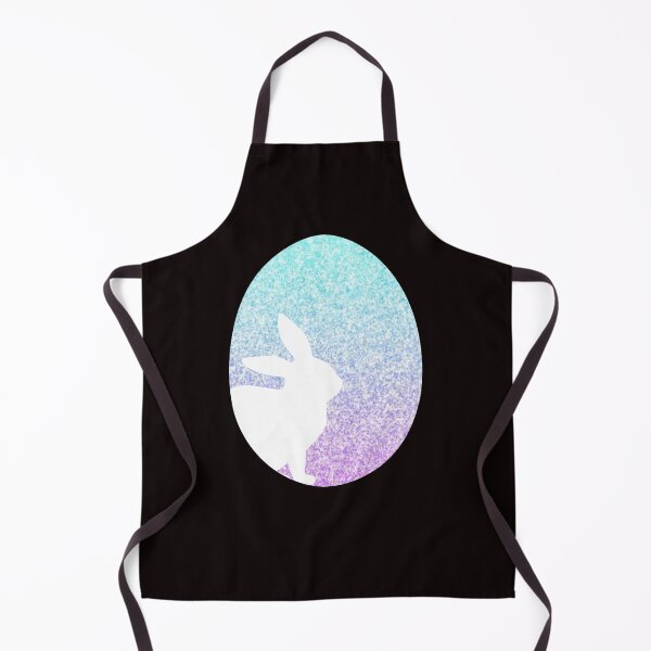 Artikelvorschau, Osterhasen-Silhouette im Pastellblau-lila Ombre-Imitat-Glitter-Osterei entworfen und verkauft von Felicity-K.