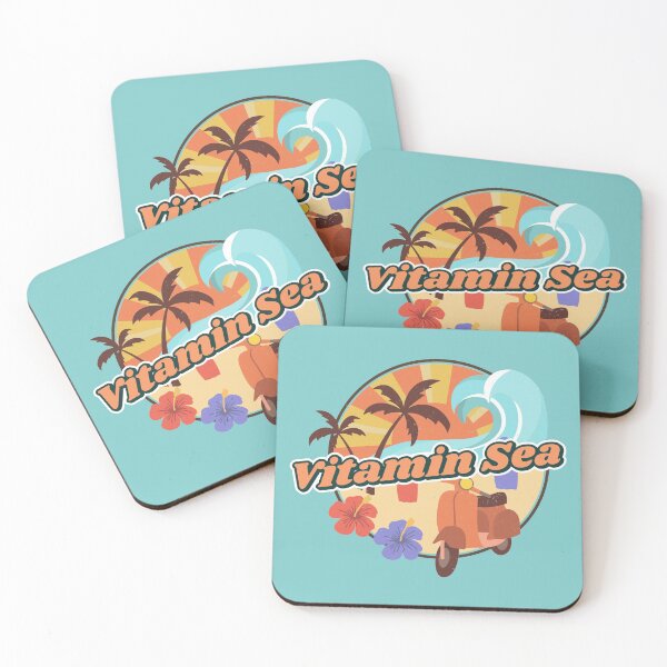 Item preview, Vitamin Sea Scooter And Flowers designed and sold by curledup-cat.