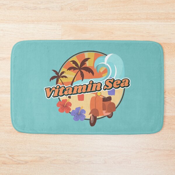 Item preview, Vitamin Sea Scooter And Flowers designed and sold by curledup-cat.