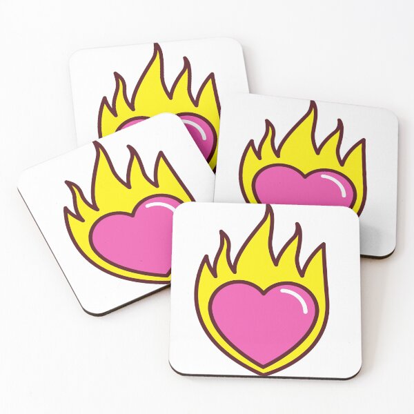 Item preview, Beautiful Pink Heart With Yellow Shades designed and sold by altamash786.