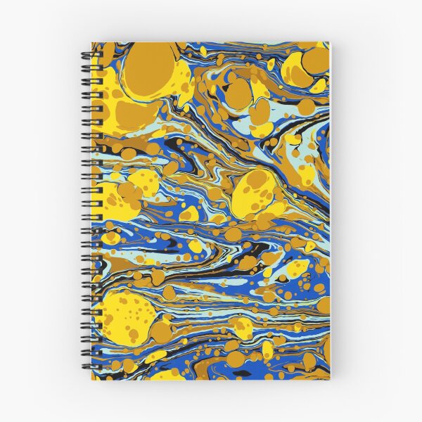 Item preview, Blue Yellow Urban Hip Hop Splash Psychedelic Blob Abstract Pattern designed and sold by Pepe Psyche.