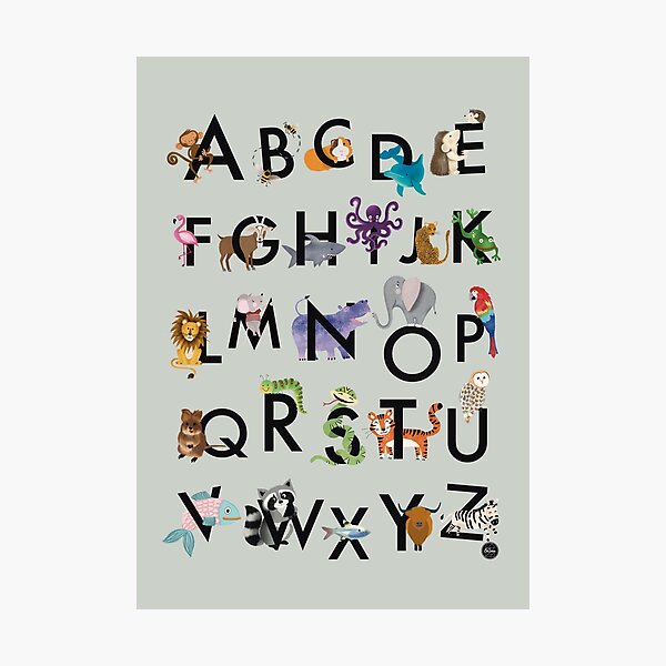 ABC poster Photographic Print