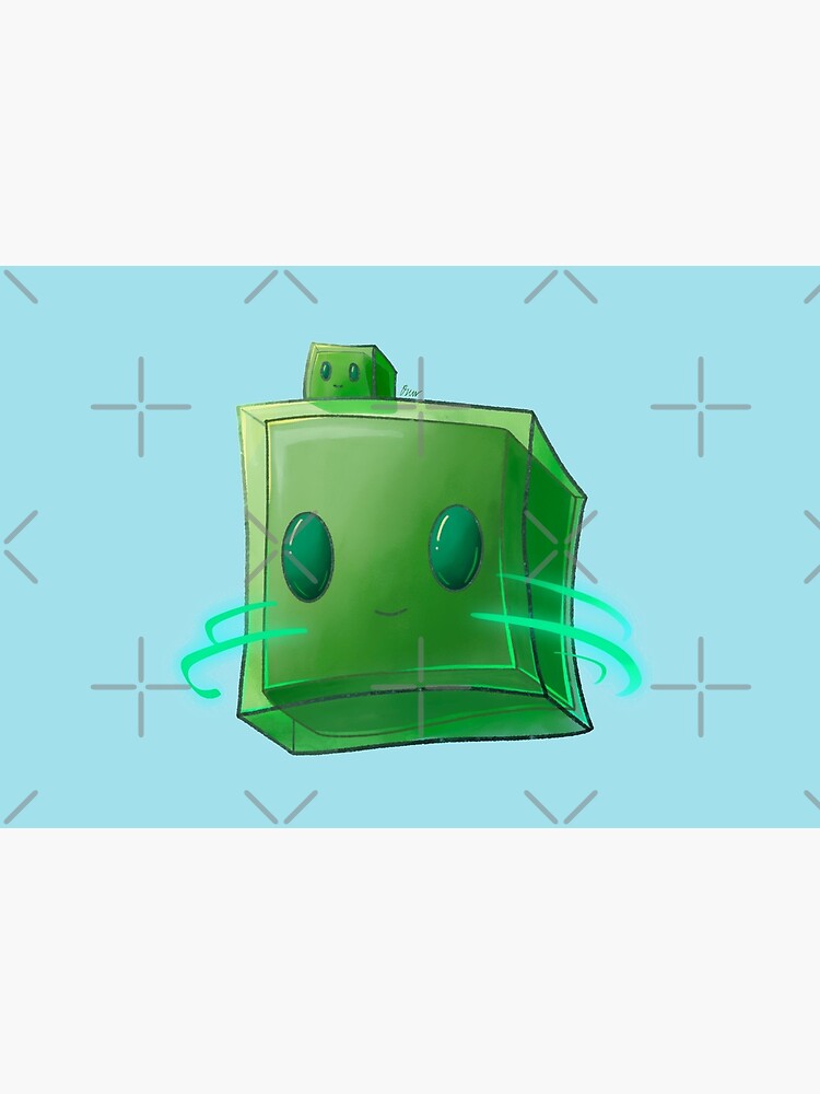 Minecraft Slime Boi Art Print for Sale by LuckyPop