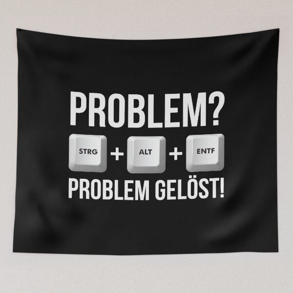 Item preview, German problem solving  - funny computing tees designed and sold by PrintPress.
