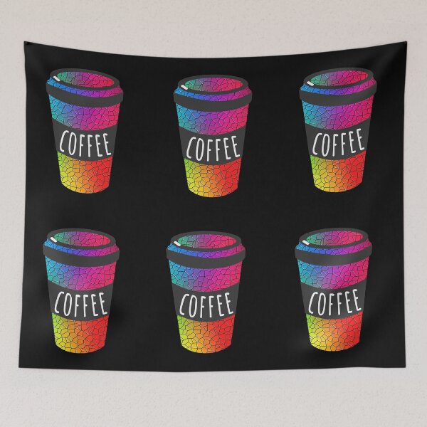 Item preview, Rainbow Coffee Stickers | Sticker pack | Aesthetic | Boho designed and sold by VintagePrada.