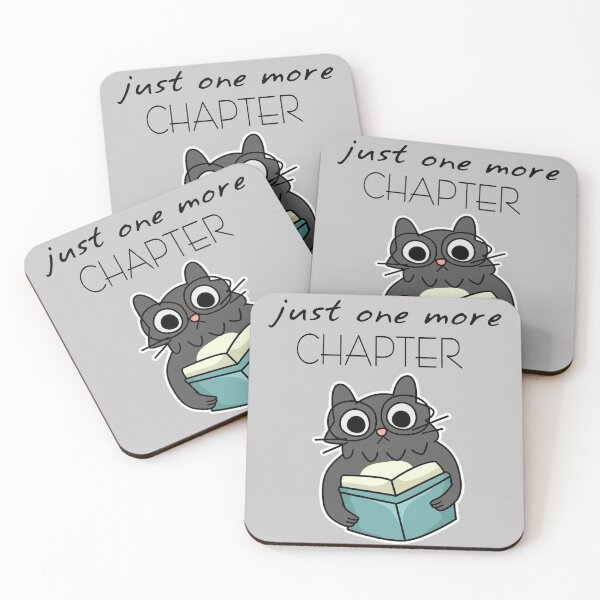 Item preview, Just One More Chapter Funny Cat Reading Book designed and sold by intervd257.