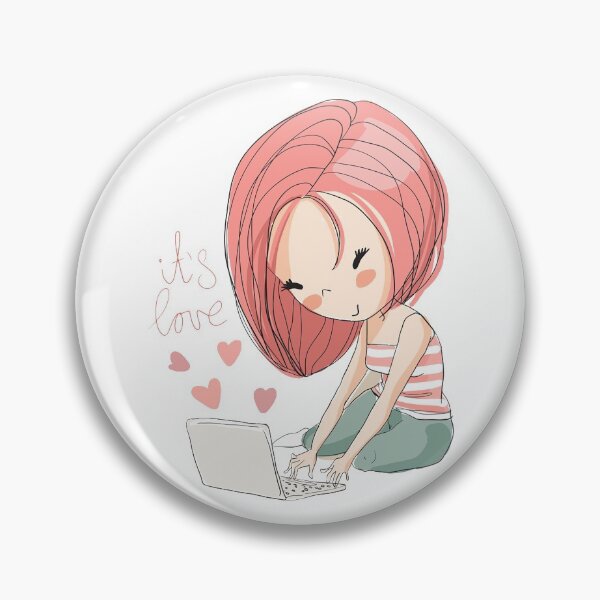 Item preview, Girl Playing With Notebook designed and sold by John Andrew.