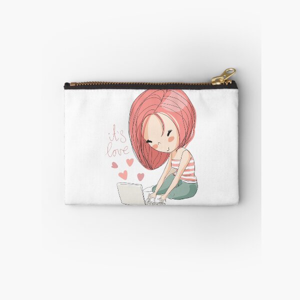 Item preview, Girl Playing With Notebook designed and sold by John Andrew.