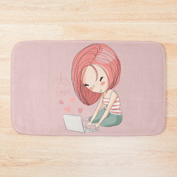 Item preview, Girl Playing With Notebook designed and sold by John Andrew.