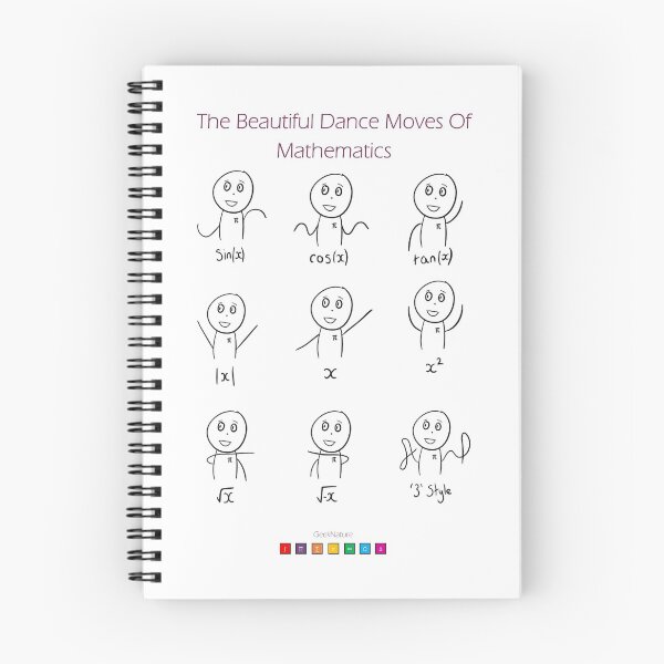 Item preview, The Dance of Mathematics designed and sold by GeekNature.