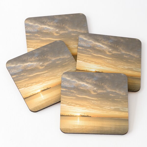 Item preview, Morning Glory - Spectacular Sunrise Behind Toronto Skyline designed and sold by Georgia Mizuleva.