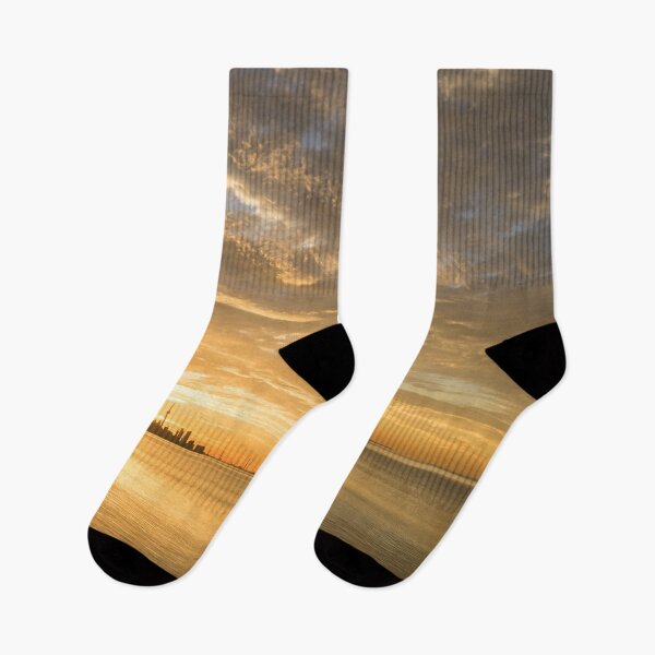 Item preview, Morning Glory - Spectacular Sunrise Behind Toronto Skyline designed and sold by Georgia Mizuleva.