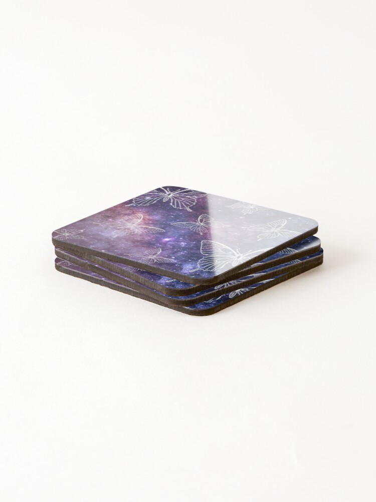 Thumbnail 4 of 5, Coasters (Set of 4), Butterspace designed and sold by TheGoToStore.