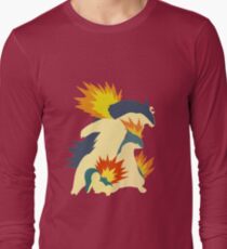 Cyndaquil Evolution Long Sleeve T-Shirt