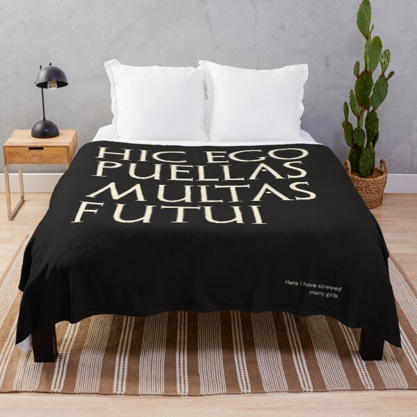 Item preview, Graffiti of Pompeii - HIC EGO PUELLAS MULTAS FUTUI designed and sold by MetaPhyStore.