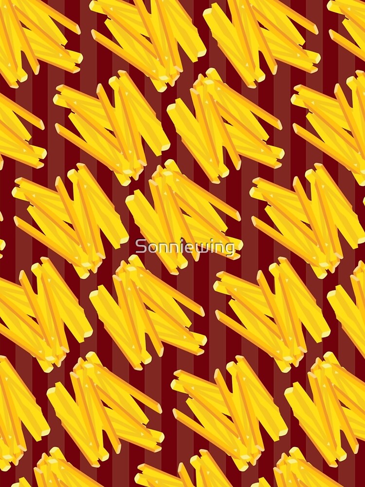 Discover French Fries Pattern Leggings