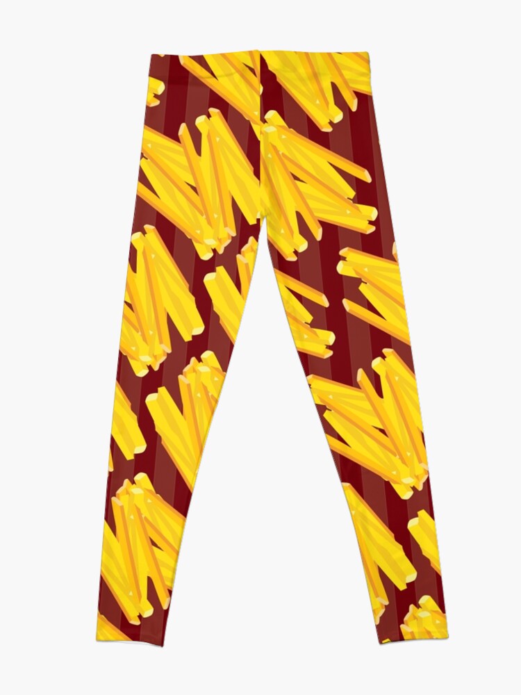 Discover French Fries Pattern Leggings