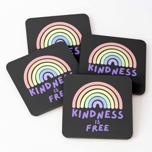 Item preview, Kindness is Free with purple text designed and sold by Gerhanj.
