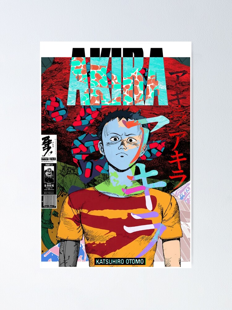 Akira Manga - AWAKEN TETSUO - Japanese Psychedelic | Poster