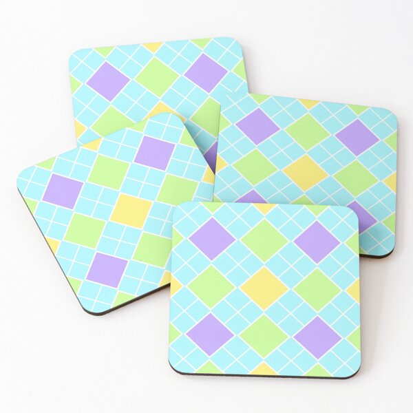 Item preview, Blue Yellow Check Pattern Design designed and sold by Junasaji.