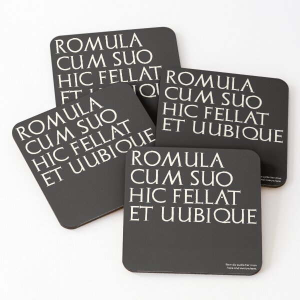 Item preview, Graffiti of Pompeii - ROMULA... designed and sold by MetaPhyStore.