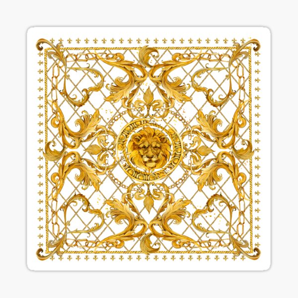 Aperçu de l'œuvre ornement de lion et damassé d'or. créée et vendue par Fayankova Alena.