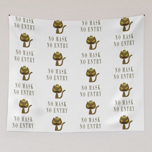 Item preview, NO MASK NO ENTRY designed and sold by Williams Anderson.