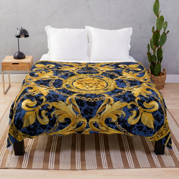 Item preview, golden lion and damask ornament. designed and sold by Fayankova Alena.
