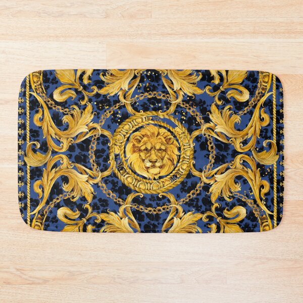 Item preview, golden lion and damask ornament. designed and sold by Fayankova Alena.