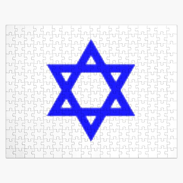 Star of David, ✡, Shield of David, Magen David, symbol, Jewish identity, Judaism, #StarofDavid, #✡, #ShieldofDavid, #MagenDavid, #symbol, #Jewishidentity, #Judaism, #Jewish Jigsaw Puzzle