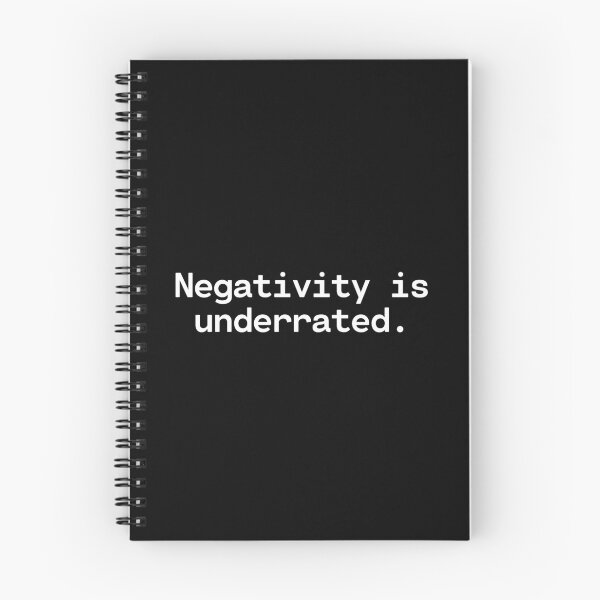 Item preview, Negativity is Underrated - Positive Thinking Sucks - Existential Overload designed and sold by TakeOnWisdom.