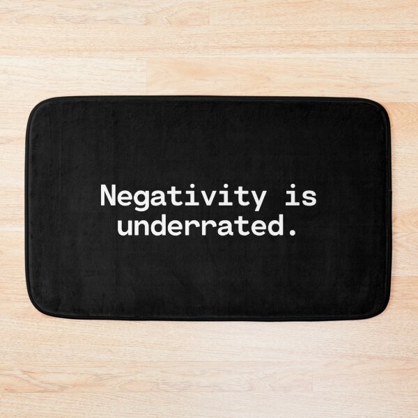 Item preview, Negativity is Underrated - Positive Thinking Sucks - Existential Overload designed and sold by TakeOnWisdom.