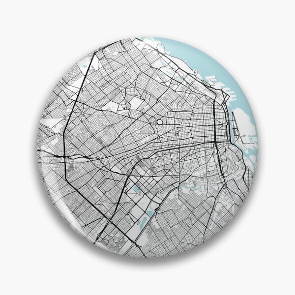 Item preview, Buenos Aires City Map of Argentina - Circle designed and sold by deMAP.