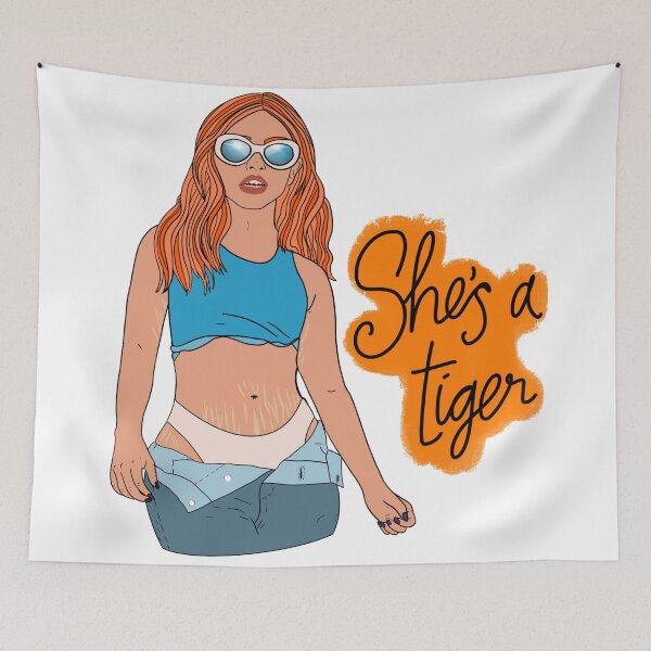 Item preview, She’s a tiger stretch mark beauty  designed and sold by iconicus-design.