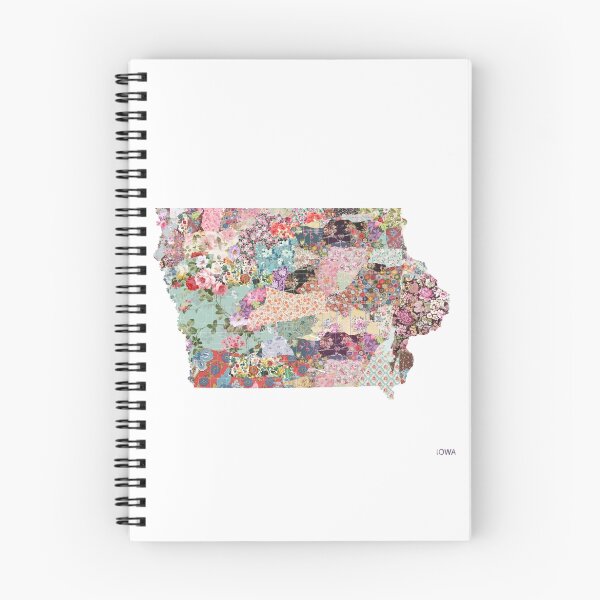 Item preview, Iowa map designed and sold by FlowersMaps.
