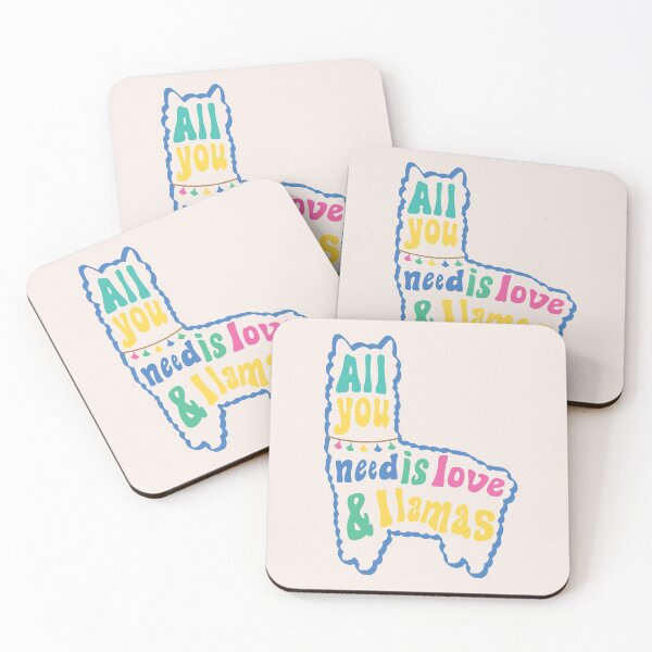 Item preview, All you need is love and llamas  (Pink) designed and sold by riccagarden.