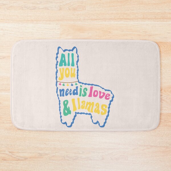Item preview, All you need is love and llamas  (Pink) designed and sold by riccagarden.