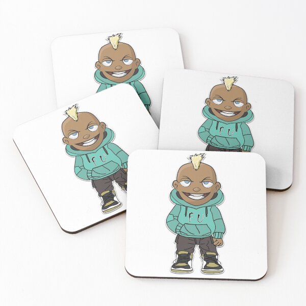 Item preview, fu kidd with mohawk and hoodie designed and sold by creativedane.