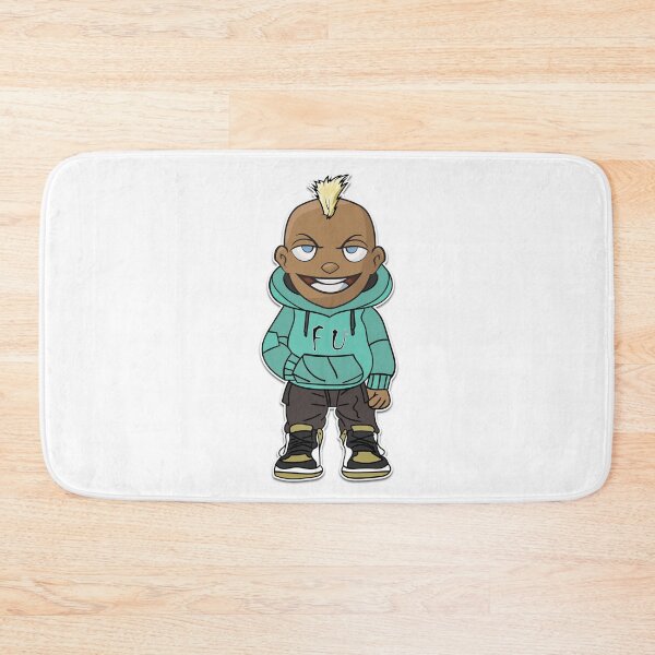 Item preview, fu kidd with mohawk and hoodie designed and sold by creativedane.