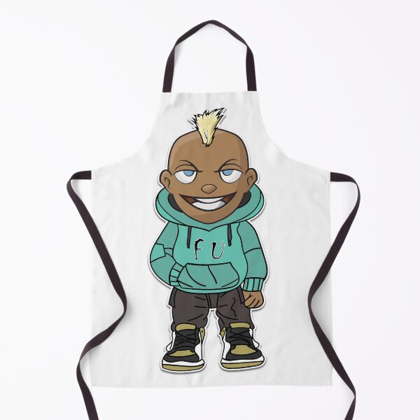 Item preview, fu kidd with mohawk and hoodie designed and sold by creativedane.