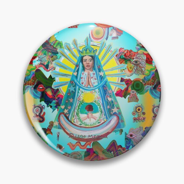 Item preview, Virgin of Lujan and graffitis designed and sold by Diego Manuel Rodriguez.