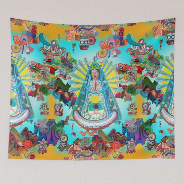 Item preview, Virgin of Lujan and graffitis designed and sold by Diego Manuel Rodriguez.
