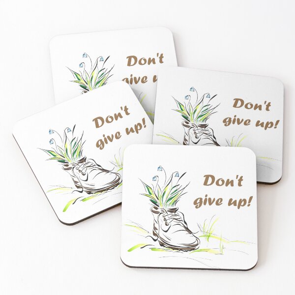 Item preview,  Don't give up - flower in boots designed and sold by peteworld.