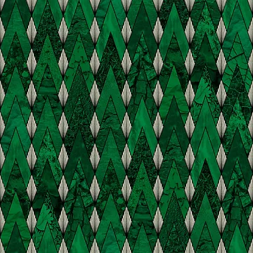 Artwork thumbnail, Green Geometric Pattern by DifferentCreate