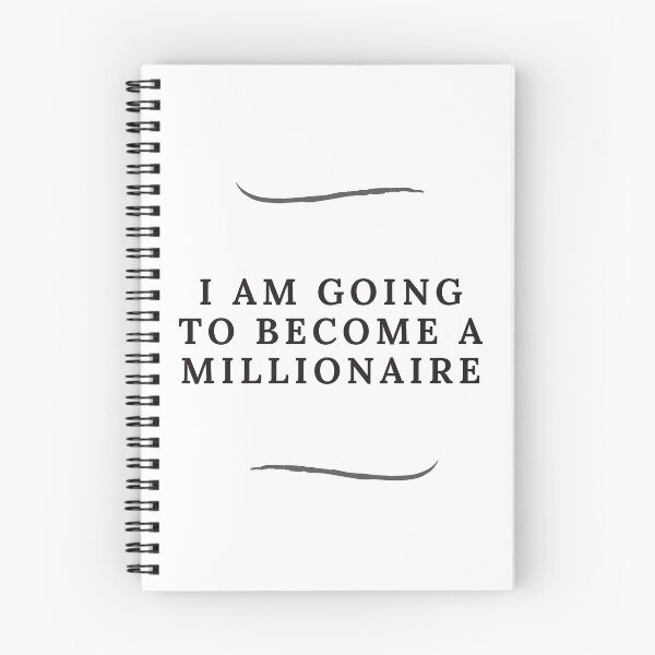 Item preview, I am going to become a millionaire designed and sold by Lifestyledeko.