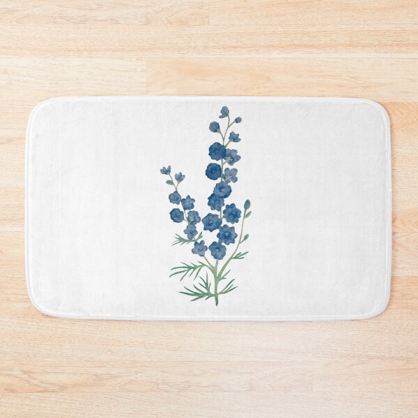Item preview, Watercolor Delphinium Belladonna design designed and sold by muffinstandd.