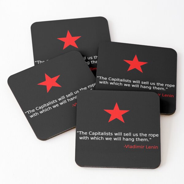 Item preview, “The Capitalists will sell us the rope with which we will hang them.” by Vladimir Lenin designed and sold by Stnmleht.
