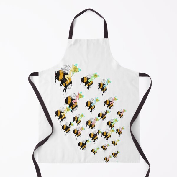 Item preview, fairies on bumblebees swarming designed and sold by gruntpig.