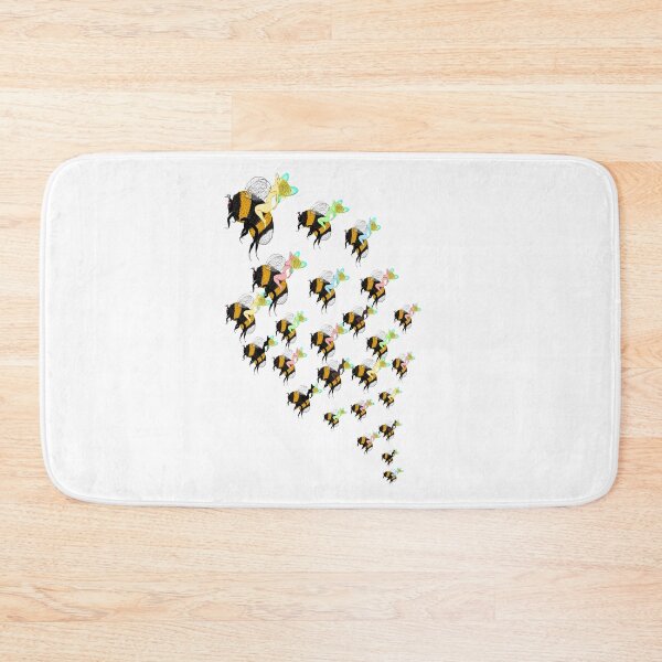 Item preview, fairies on bumblebees swarming designed and sold by gruntpig.