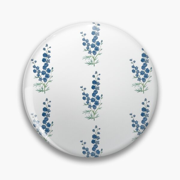 Item preview, Watercolor Delphinium Belladonna pattern design designed and sold by muffinstandd.
